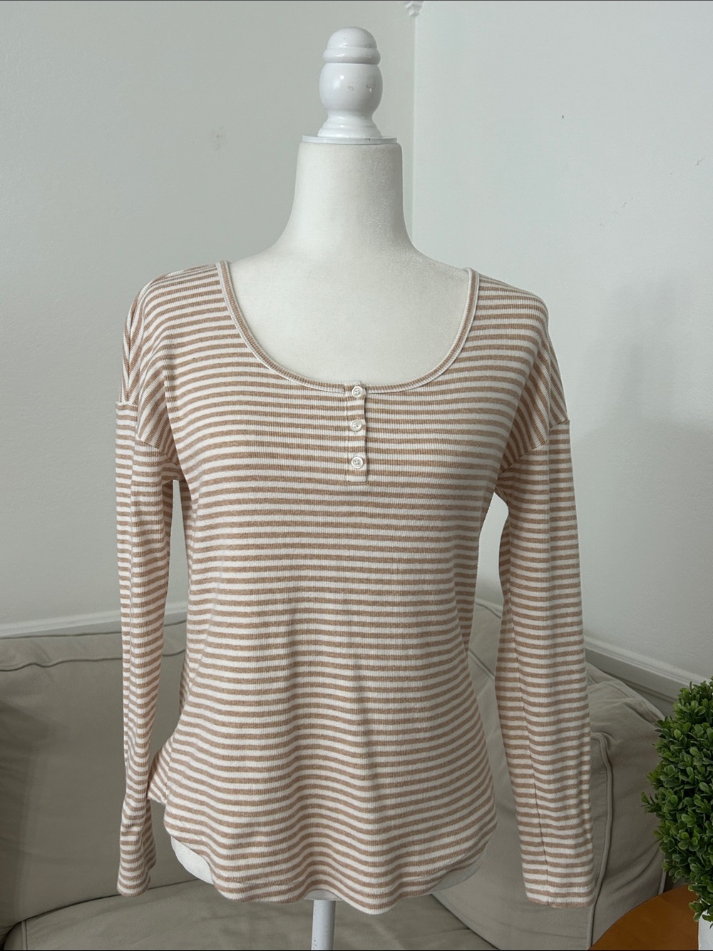 HAVEN Well Within Ribbed Knit Henley